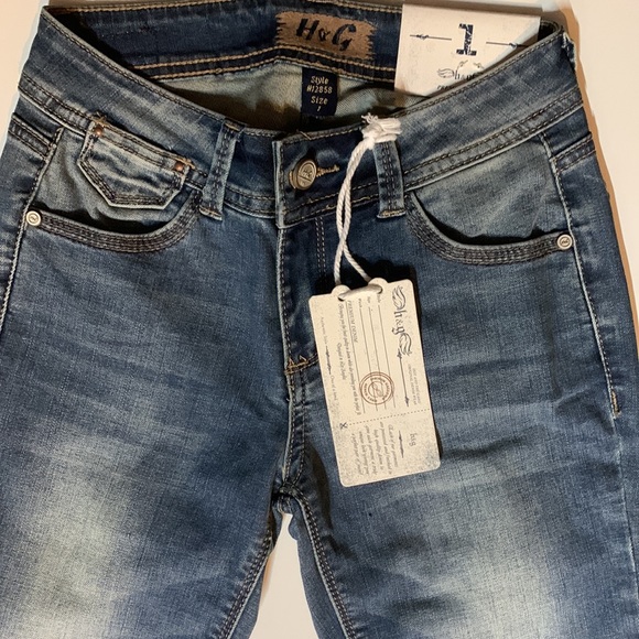 NWT .. H & G Premium Denim Jeans … Size 1 - Picture 2 of 5